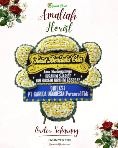 Papan Bunga Duka di Gita